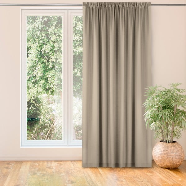 Bež zavjesa 300x300 cm Carmena - Homede-image-1