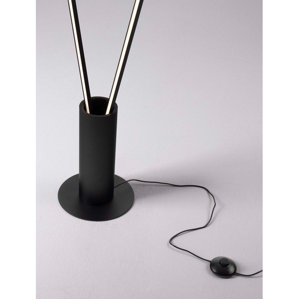 Mat crna metalna LED stojeća svjetiljka sa savitljivom konstrukcijom (visina 181 cm) Kimolia – Nova Luce-image-2
