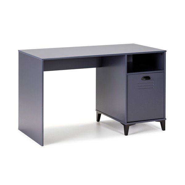 Plavi radni stol Marckeric Zack, 120 x 75 cm-image-3