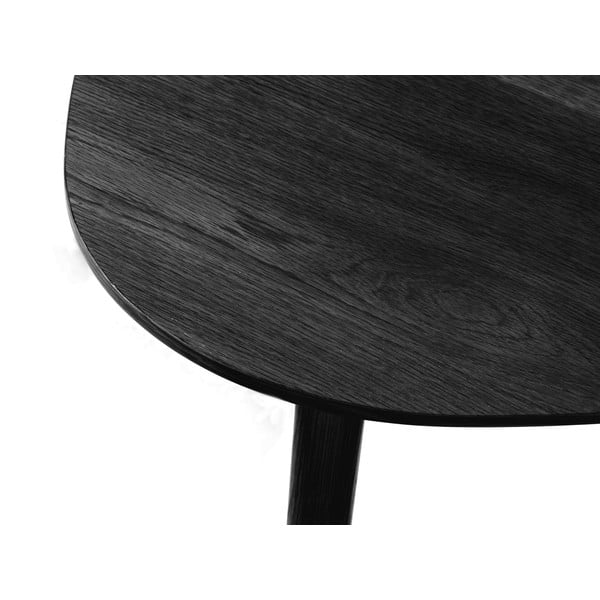 Crni stolići za kavu u setu 2 kom 70x100 cm Adda – Unique Furniture-image-3