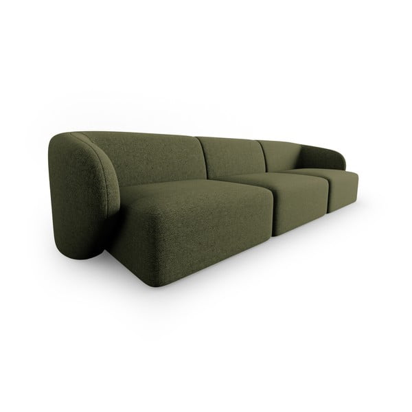Zelena sofa od šenila 266 cm Paolo – Milo Casa-image-2
