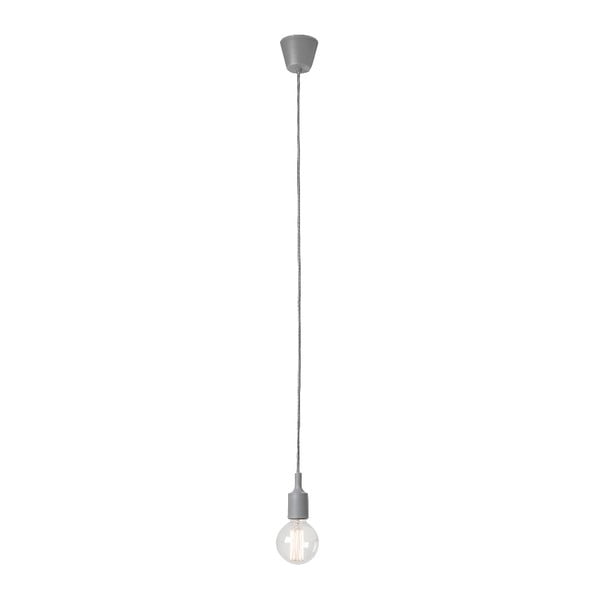 Siva viseća svjetiljka bez sjenila SULION Vintage