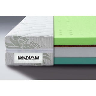 Tvrdi/srednje tvrdi dvostrani pjenasti madrac 80x200 cm BonHarmony HR BIO - BENAB