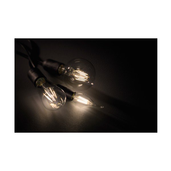 LED/sa žarnom niti žarulja s toplim svjetlom E27, 7 W Globe – Trio-image-1