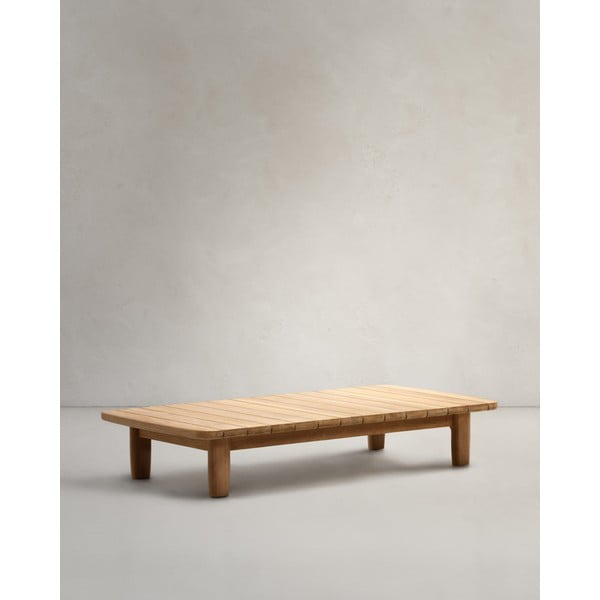 Vrtni stol od masivne tikovine 70x140 cm Tirant – Kave Home-image-3