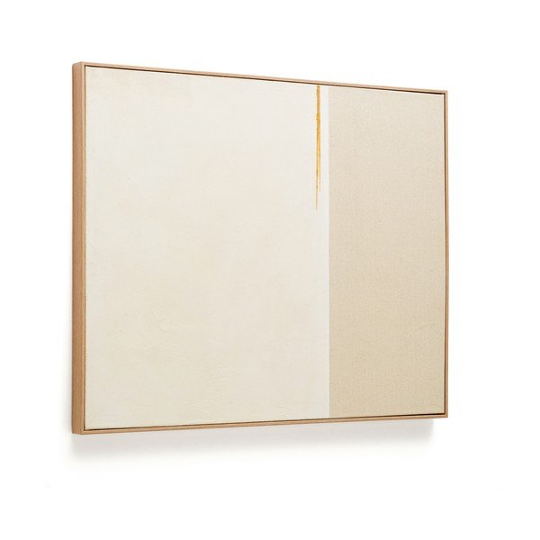 Ručno oslikana slika s okvirom/na platnu 80x100 cm Salin – Kave Home-image-2