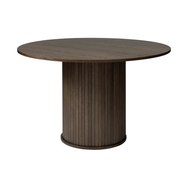 Okrugao blagovaonski stol u dekoru hrasta ø 120 cm Nola – Unique Furniture