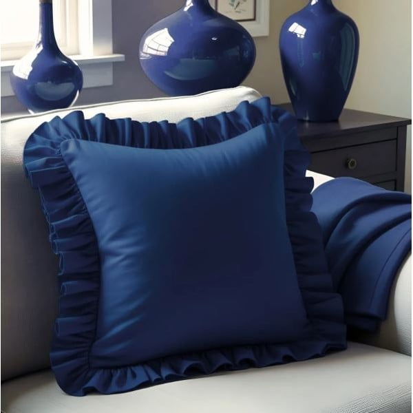 Ukrasna jastučnica od mješavine pamuka 40x40 cm Ruffled – Mila Home-image-2