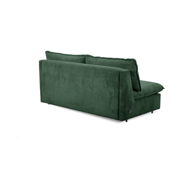 Zelena sklopiva sofa od samta 184 cm Isadora – Bobochic Paris-image-3