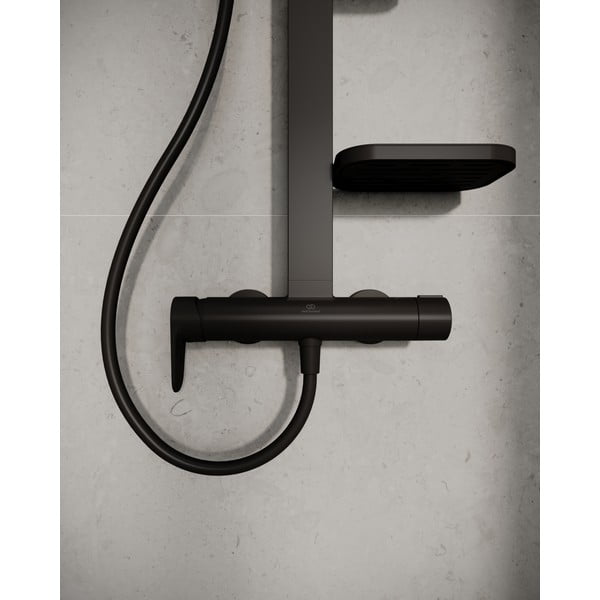 Mat crni metalni set za tuš kabinu 111 cm ALU+ – Ideal Standard-image-4