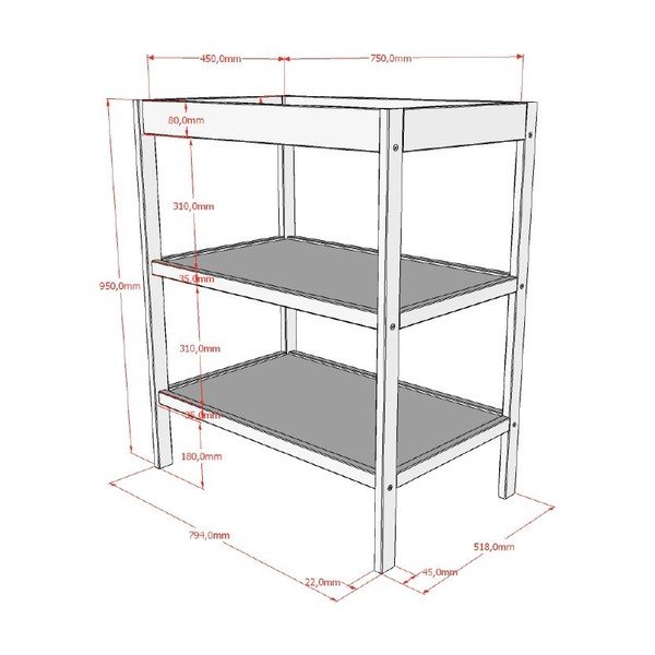 Smeđi stol za presvlačenje od masivne bukve Dino – Vipack-image-2