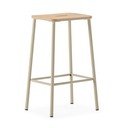 Krem barske stolice u setu 2 kom (visine sjedala 65 cm) Abba – Marckeric