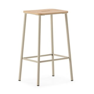 Krem barske stolice u setu 2 kom (visine sjedala 65 cm) Abba – Marckeric