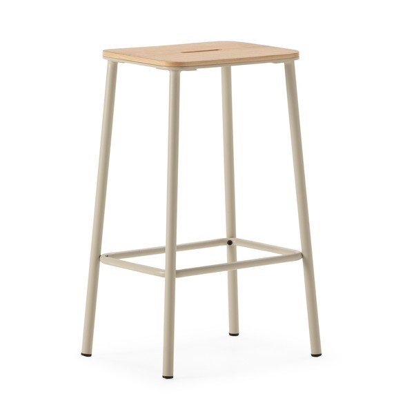 Krem barske stolice u setu 2 kom (visine sjedala 65 cm) Abba – Marckeric