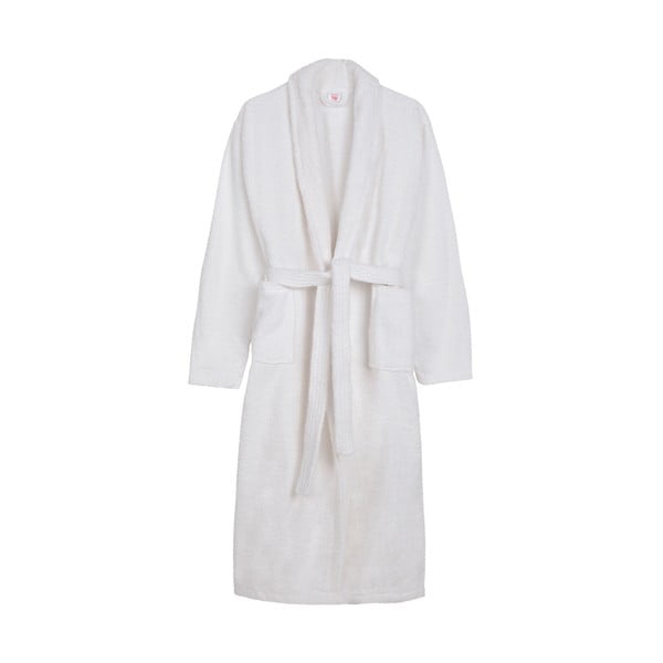 Bijeli pamučan kućni ogrtač XL/XXL Terry – HIP
