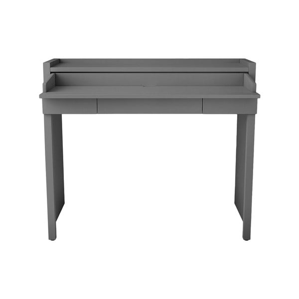 Sivi radni stol 36x110 cm Mel - Woodman