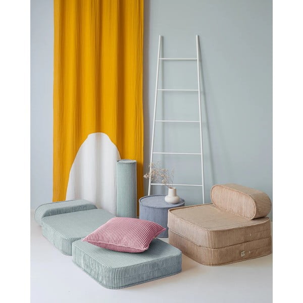 Ružičasti dječji jastuk za sjedenje od samta Block – Wigiwama-image-1