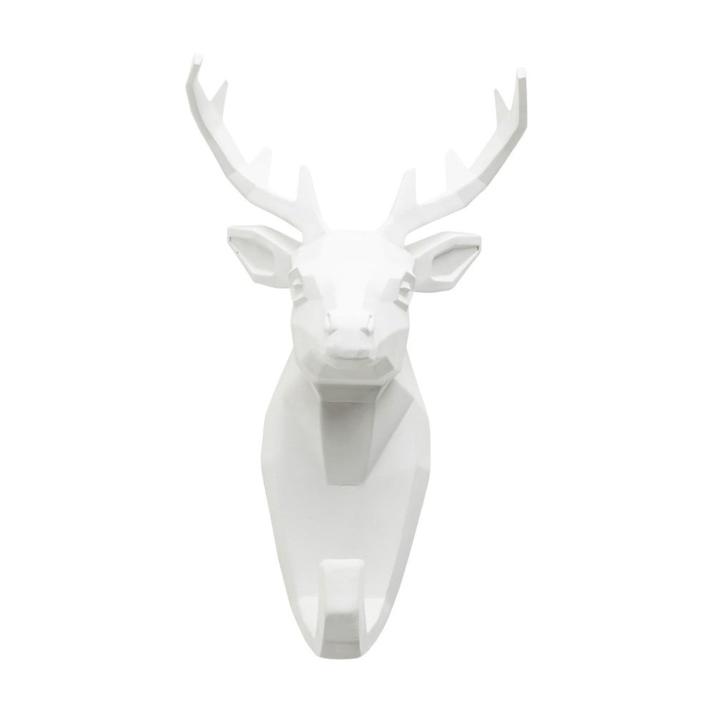 White Kare Design Deer čelična zidna vješalica