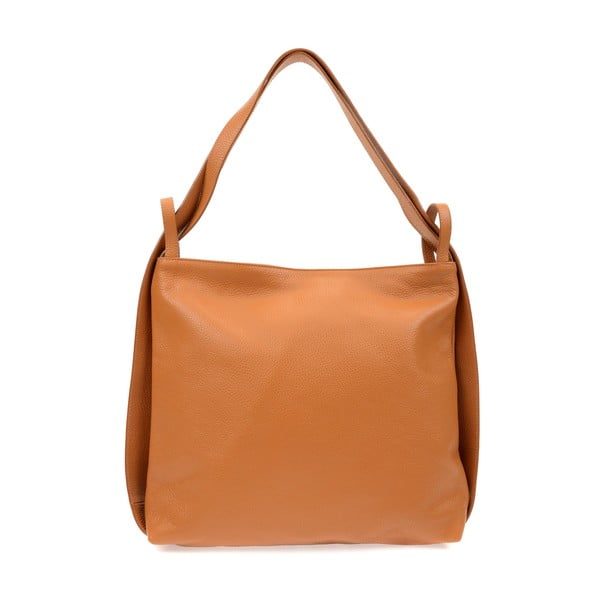 Smeđa ženska kožna torbica Mangotti Bags