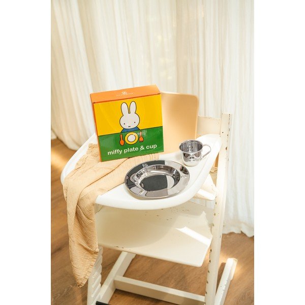 Dječji set posuđa 2 kom od nehrđajućeg čelika Miffy – Zilverstad-image-4