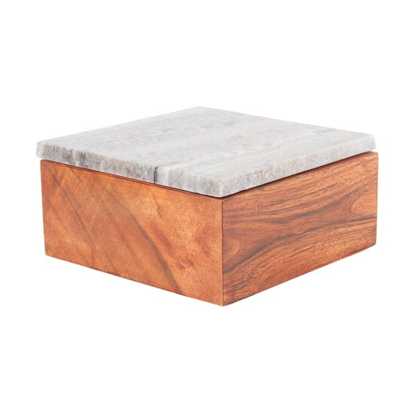 Smeđa dekorativna drvena kutija za pohranu Acacia – PT LIVING