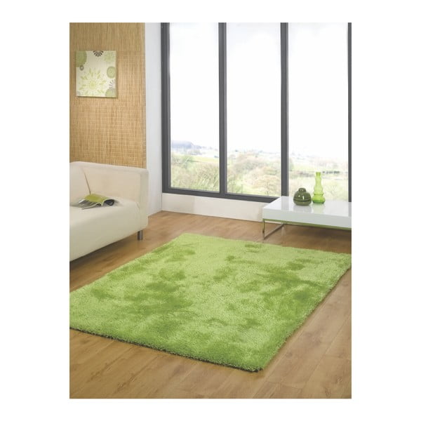 Zeleni tepih Webtappeti Shaggy, 160 x 230 cm