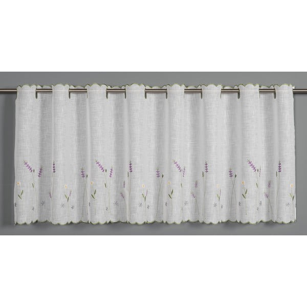Bijela prozirna zavjesa 135x45 cm Lavender – Sehlbach