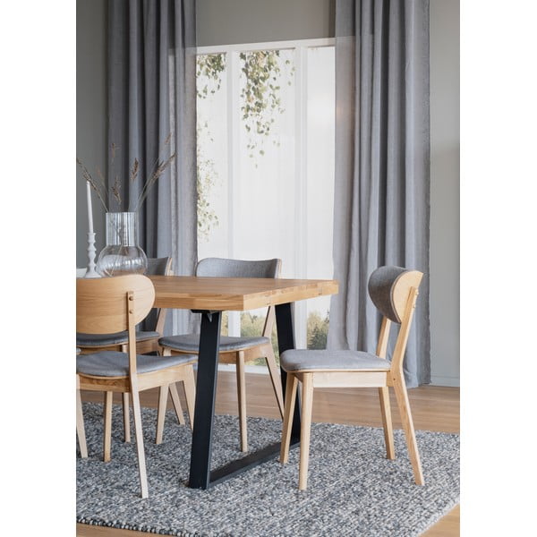 Sive blagovaonske stolice u kompletu od 2 kom Kato - Rowico-image-4