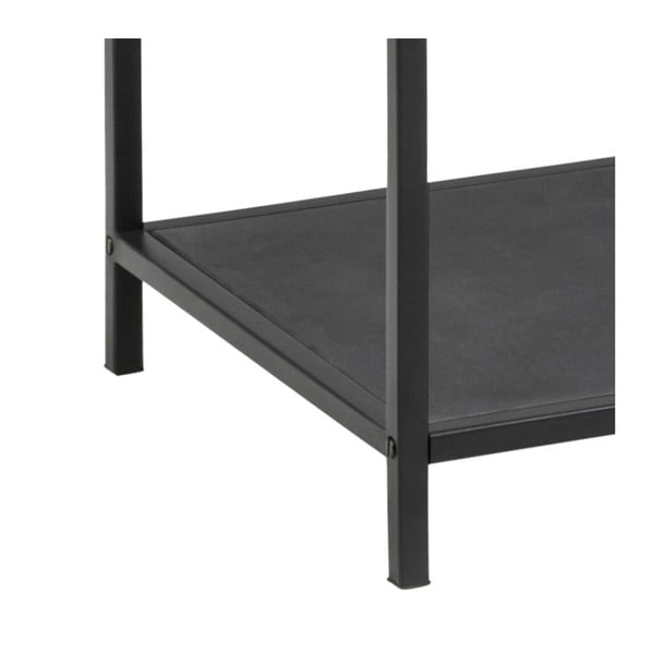 Crni stakleni regal 35x120 cm Seaford – Actona-image-3