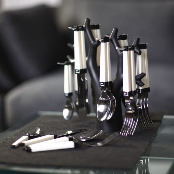 Set pribora za jelo od 24 komada s Vialli Design postoljem-image-3