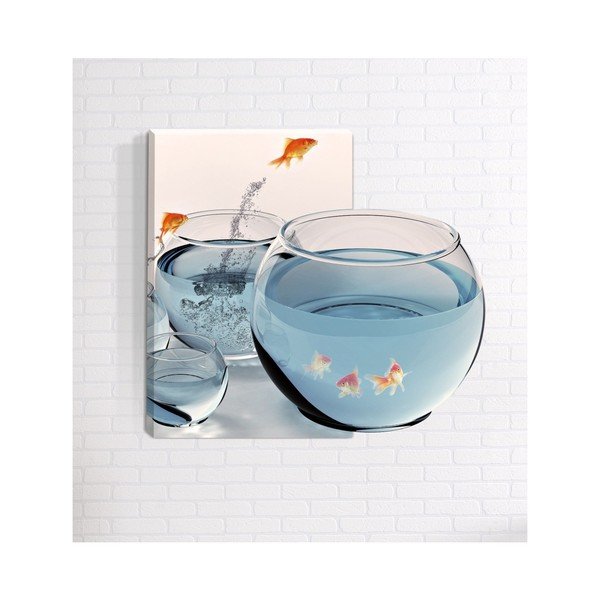 Zidna 3D slika Mosticx Rybičky, 40 x 60 cm