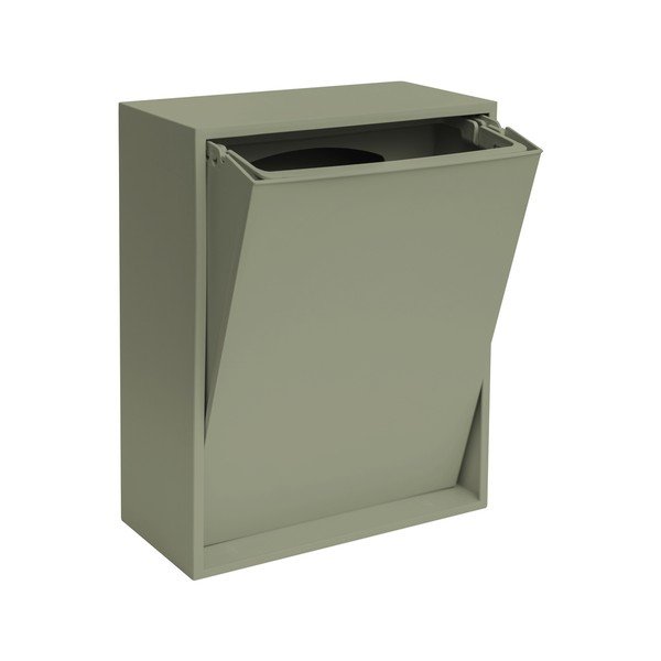 Prljavo zelena kanta za smeće za odvojeni otpad/zidna od reciklirane plastike Recycling Box – ReCollector