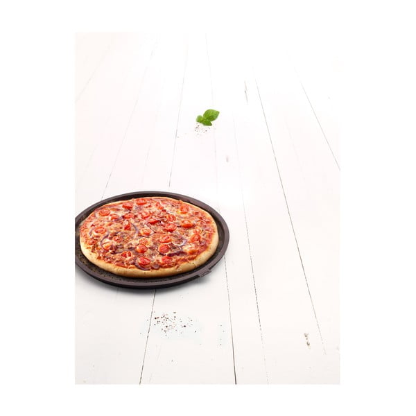 Smeđi okrugli silikonski kalup za pizzu Lékué Pizza, ⌀ 36 cm-image-1