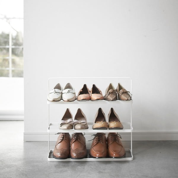 Bijeli metalni stalak za cipele Tower – YAMAZAKI-image-1