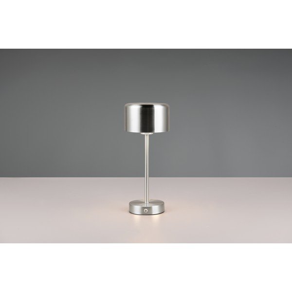 LED stolna lampa s mogućnosti zatamnjivanja u srebrnoj boji (visina 30 cm) Jeff – Reality-image-3