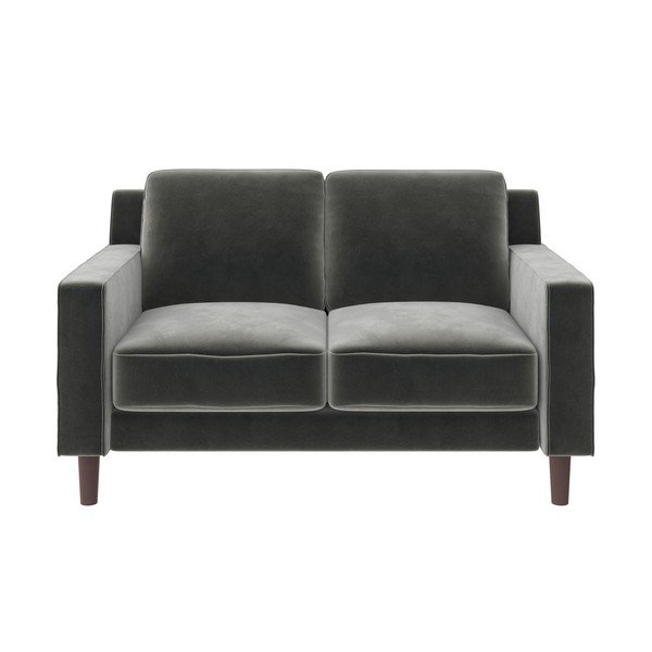 Siva baršunasti sofa 83 cm Brynn – Støraa