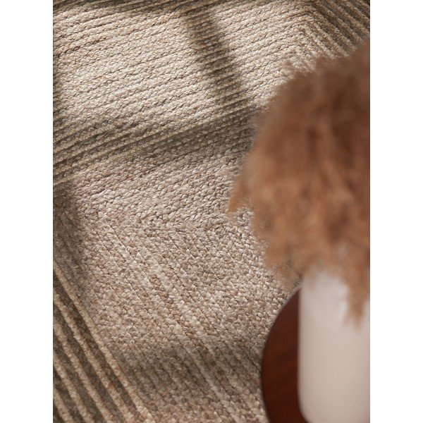 Obostrani/ručno rađen juten tepih u svijetloj prirodnoj boji/u tamnoj prirodnoj boji 120x170 cm Juno – Hanse Home-image-4