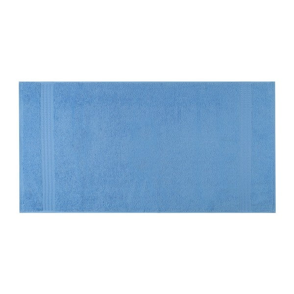 Plavi ručnik od čistog pamuka Sky, 50 x 90 cm