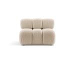 Bež modularna sjedeća garnitura od bouclé tkanine (srednji modul ) Bellis – Micadoni Home