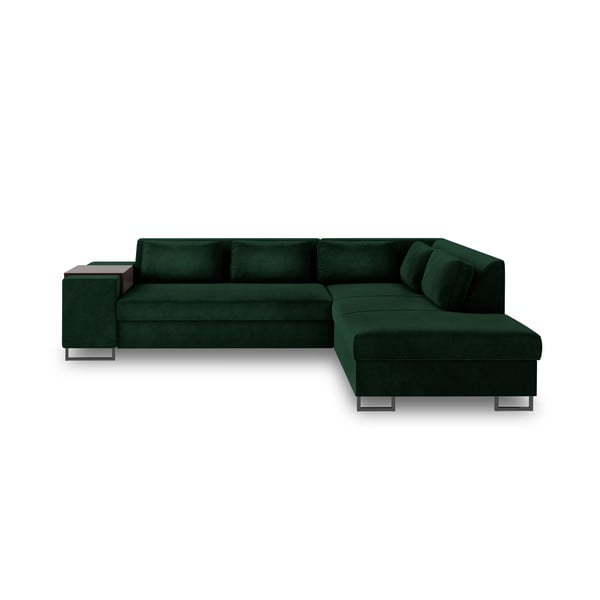 Cosmopolitan Design San Diego zeleni kauč na razvlačenje, desni kut