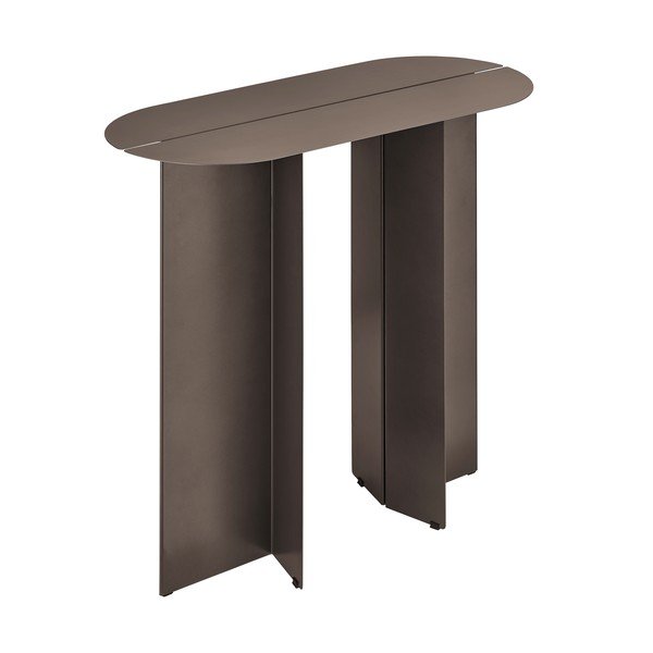 Smeđi željezni pomoćni stol 35x80 cm Oru – Blomus-image-3