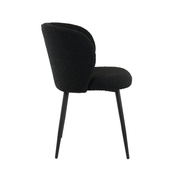 Crna podstavljena blagovaonska stolica Elyna – Light & Living-image-2