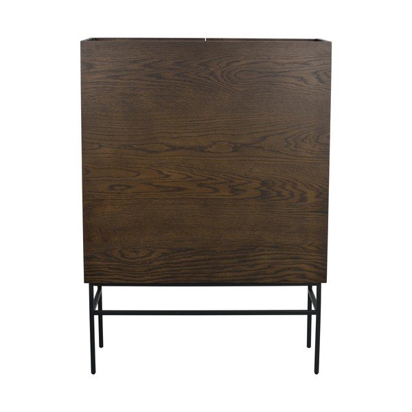 Smeđi ormarić u dekoru hrasta 100x140 cm Halifax – Rowico-image-3