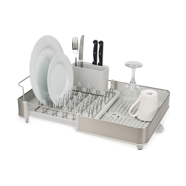 Metalni ocjeđivač za posuđe u srebrnoj boji Extend – Joseph Joseph-image-4