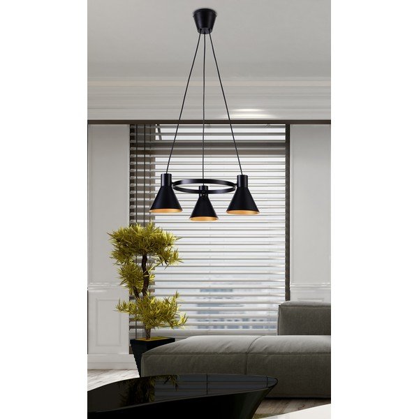 Crna/u brončanoj boji viseća svjetiljka More – Candellux Lighting-image-1