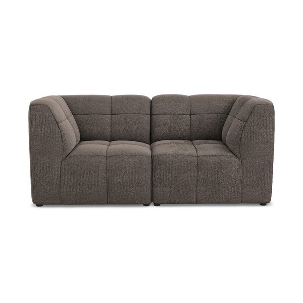Smeđa sofa od bouclé tkanine 180 cm Aloha – Makamii
