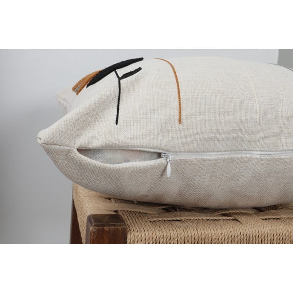 Lanena ukrasna jastučnica 43x43 cm Sunflower – Mioli Decor-image-4