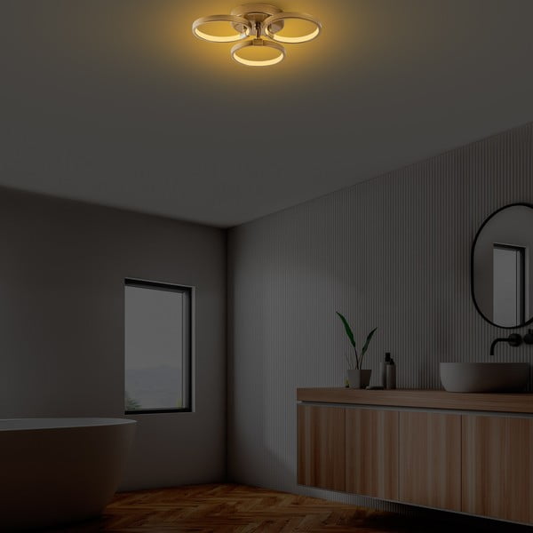 LED stropna svjetiljka u zlatnoj boji ø 17 cm Halka – Opviq lights-image-3