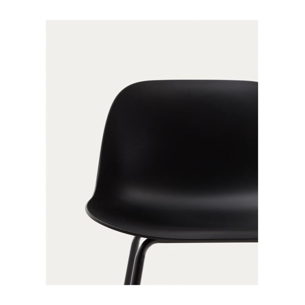 Crna barska stolica (visine sjedala 74 cm) Altea – Kave Home-image-1