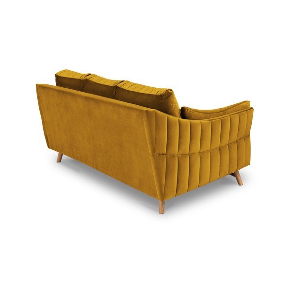 Kauč od žutog baršuna Interieurs 86 Elysée, 232 cm-image-3